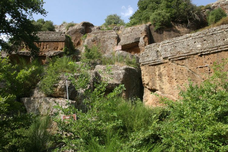 site archéologique étrusque 