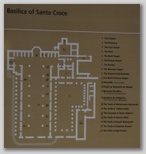 Plan de Santa Croce à Florence