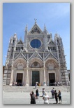 Faade de la cathdrale de sienne - duomo