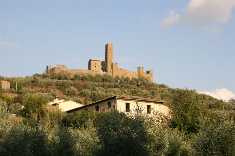 château de Montecchio en Toscane