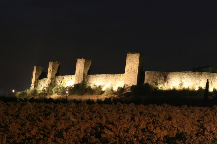 Monteriggioni en Toscane