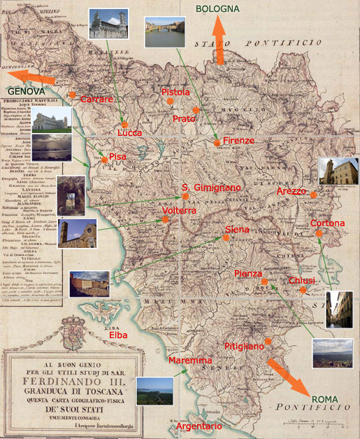 map tuscany